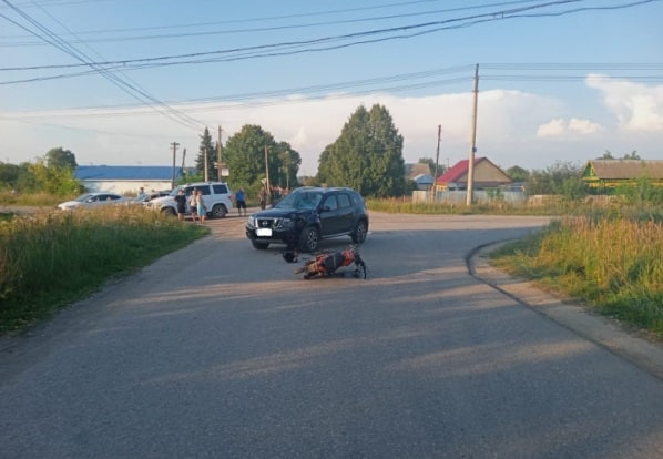 Поездка с другом на мопеде закончилась аварией для 16-летнего жителя Рязанской области