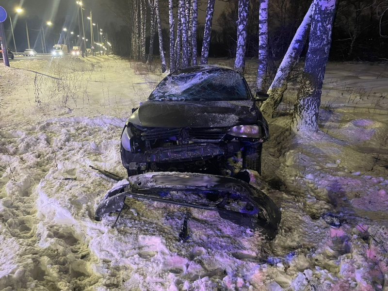 Житель Пензы вылетел в кювет на рязанской трассе