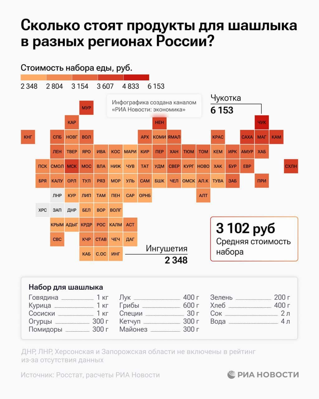 Поход на шашлыки в Рязани стал дороже