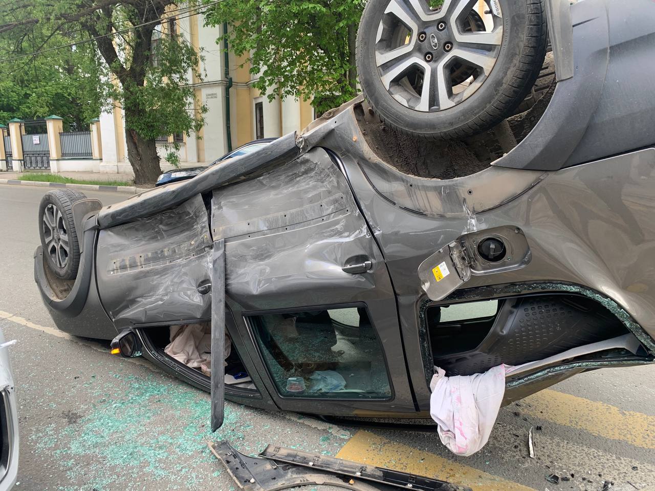 В Рязани пассажир пострадал в массовом ДТП