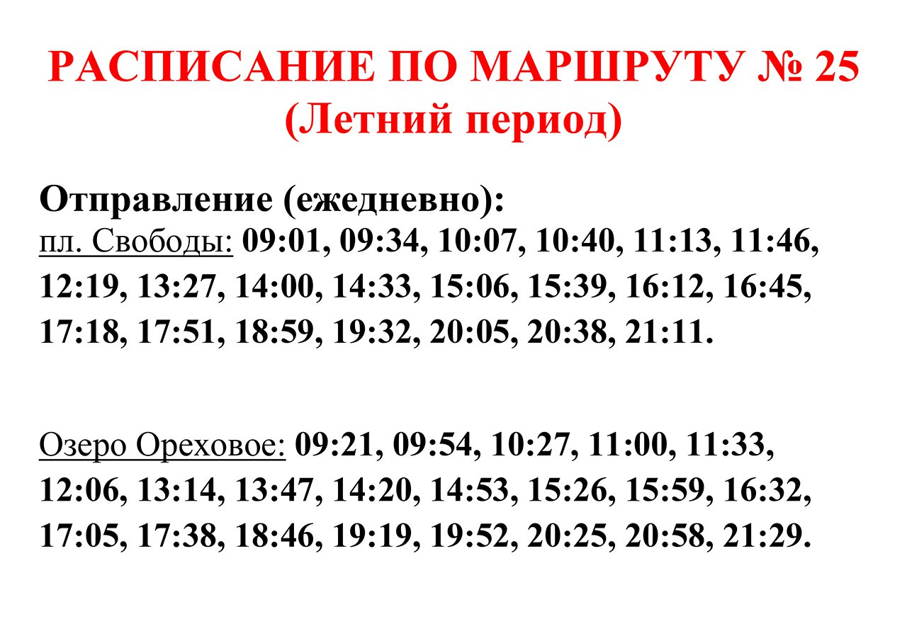 На автобусе до Орешка: к городскому пляжу пустили автобус