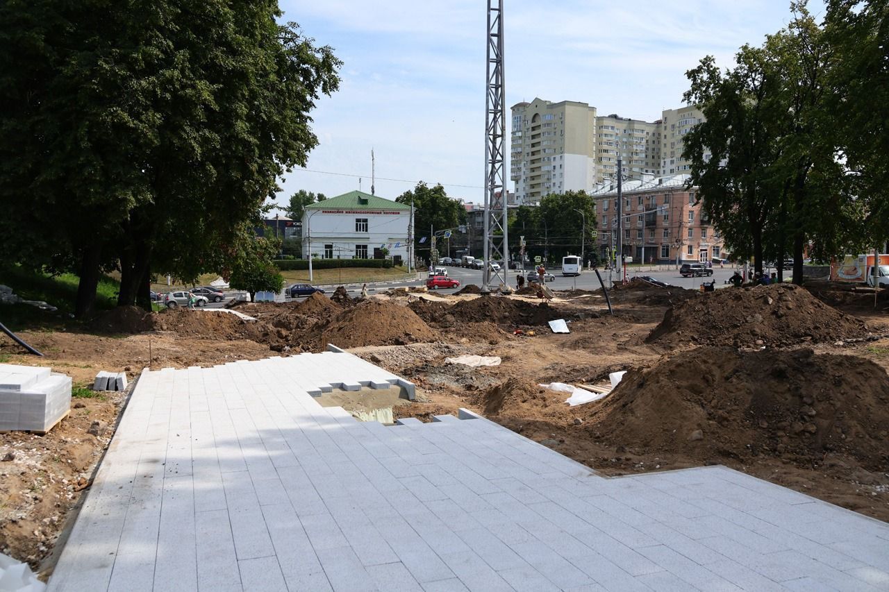 Сквер Трудовой Доблести в Рязани откроется в конце августа