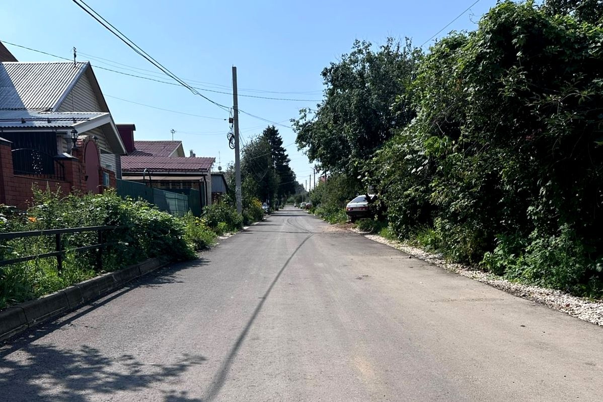 На улице Кутузова в Рязани завершился ремонт дороги