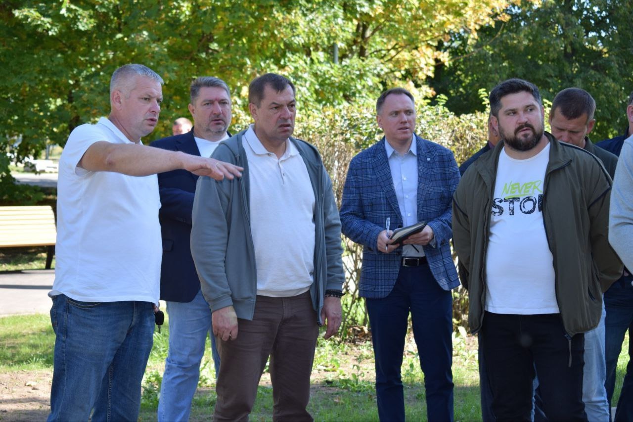 Мэр Рязани оценил благоустройство парка Морской славы