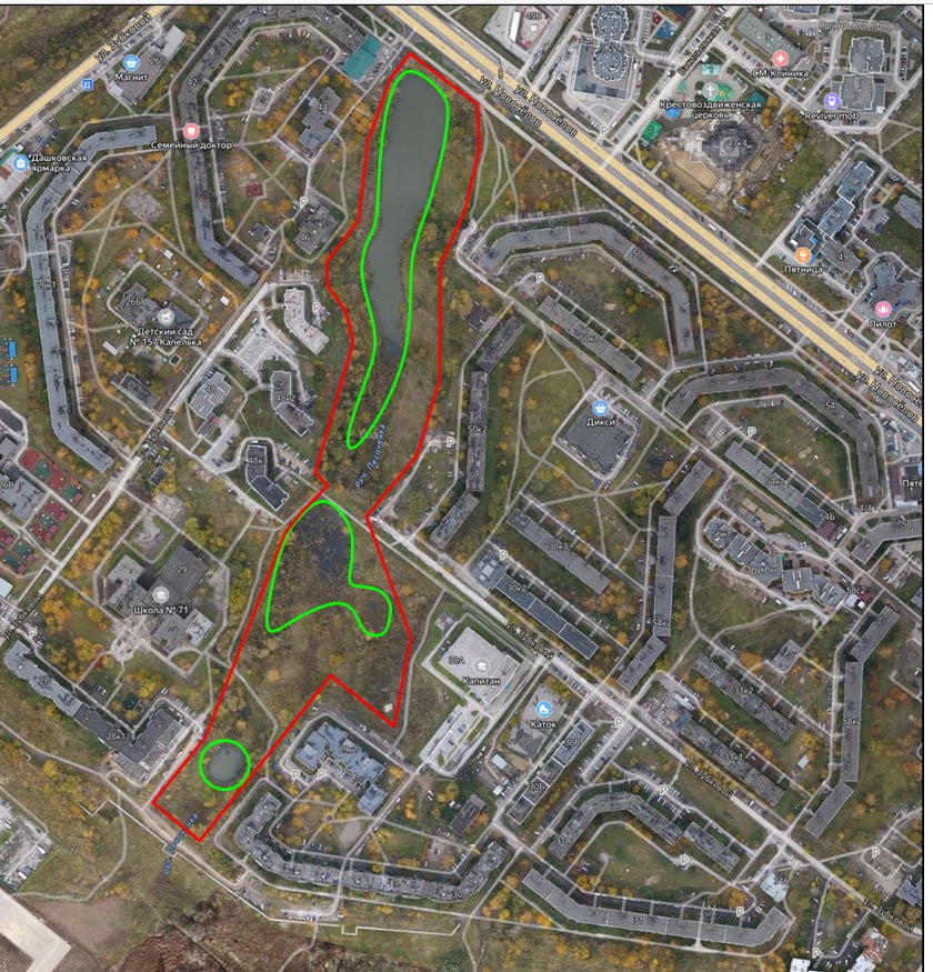 В Дашково-Песочне восстановят каскад прудов