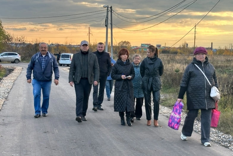 В Недостоеве отремонтировали ещё одну дорогу