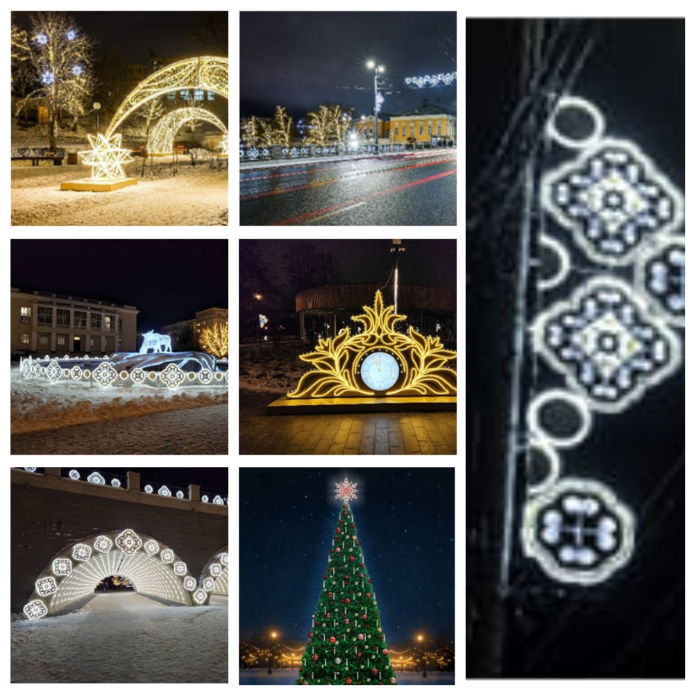 На новогоднее украшение Рязани добавили 10 млн рублей