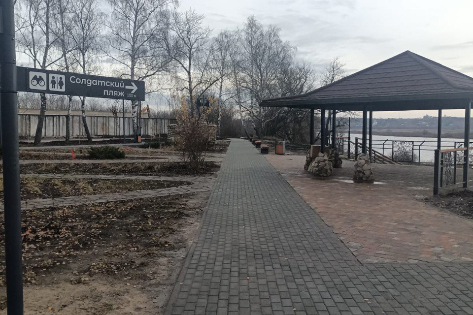 В Спасске завершилось благоустройство набережной