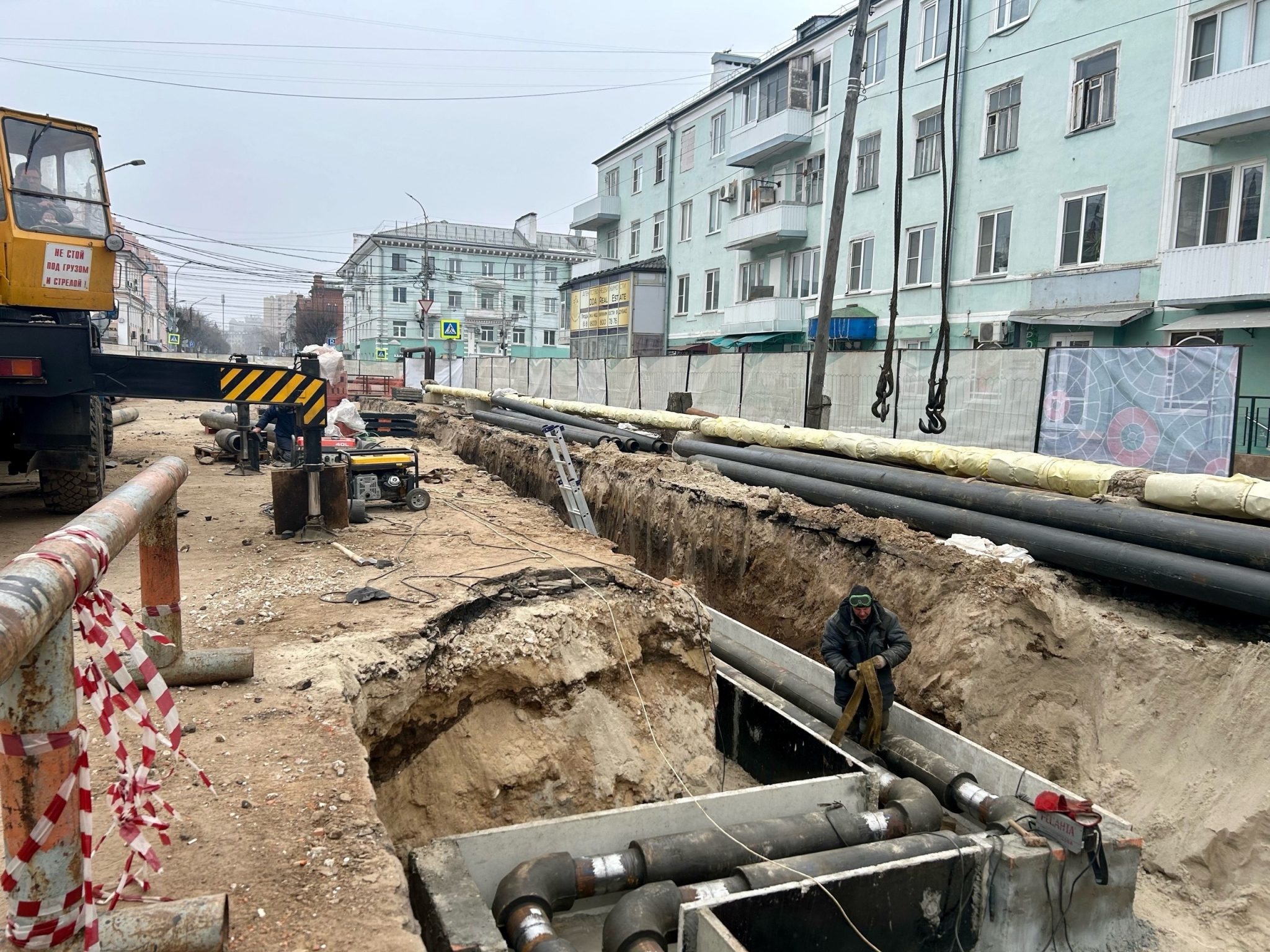 Мэр Рязани проверил работы в ЦПКиО и на улице Павлова