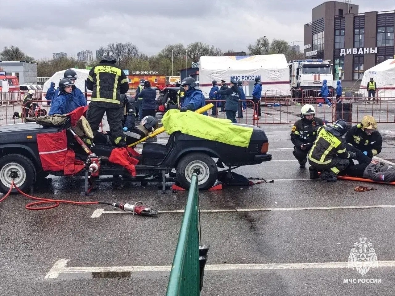 Рязанские пожарные заняли 3 место в соревнованиях МЧС России