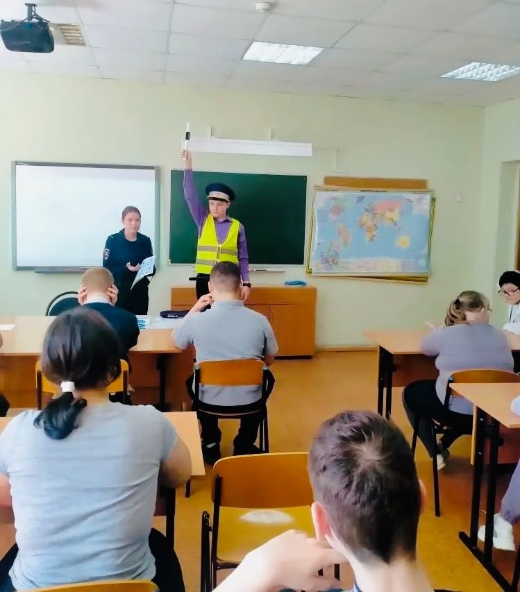 Рязанская ГАИ проводит занятия со школьниками